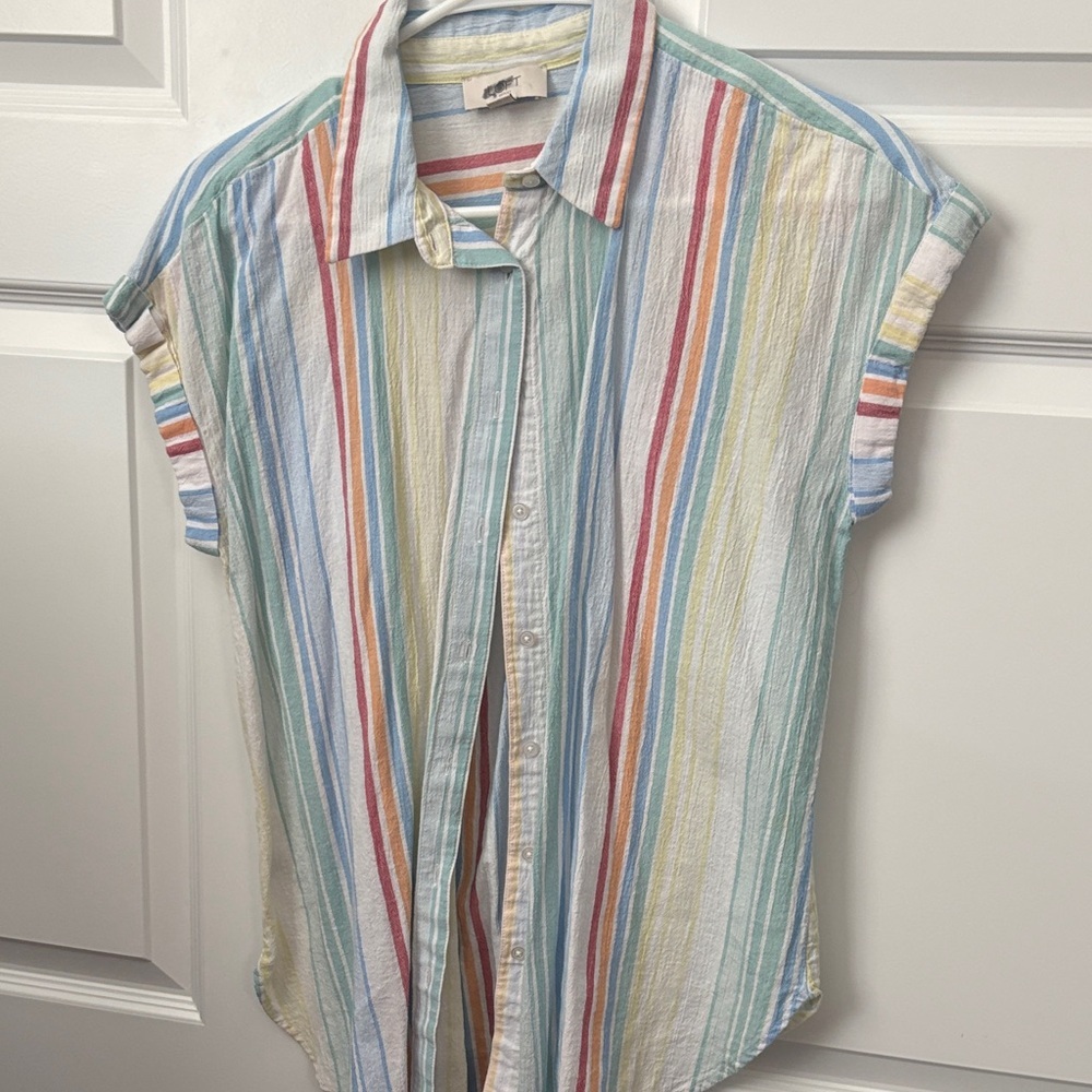 Loft Multicolor Striped Shirt